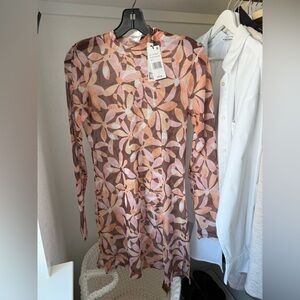 NWT Sanctuary Swim Sheer Bodycon Dress / Cover Up, Size Small